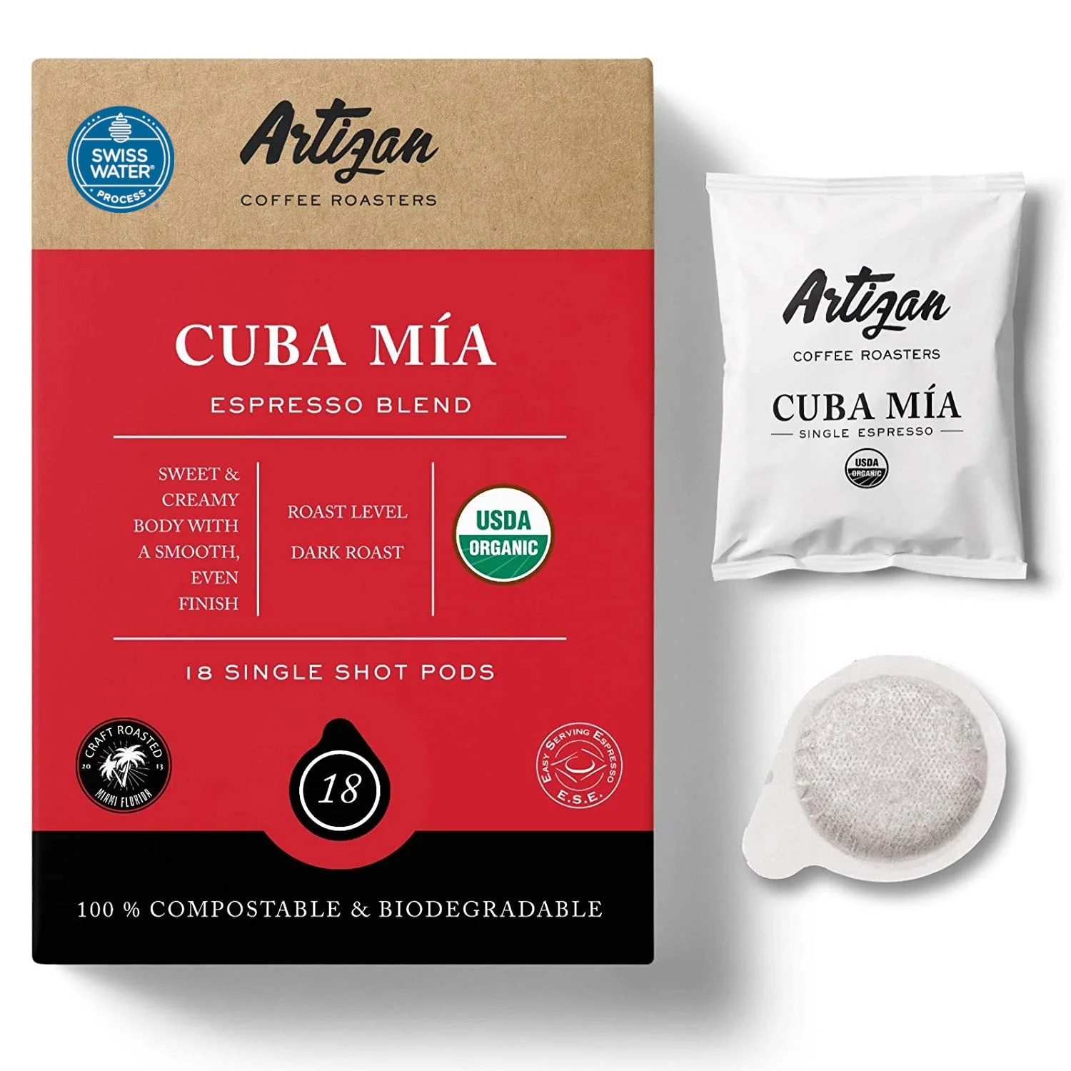 ESE — Organic Nespresso Pods & Capsules USDA Certified Artizan Coffee