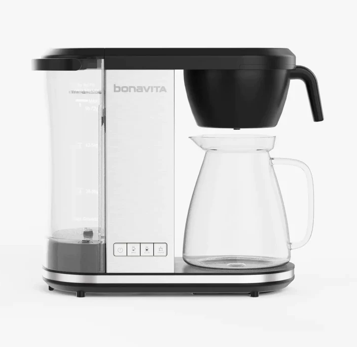 Bonavita Connoisseur 8 Cup Drip Coffee Maker Machine, One-Touch Pour Over  Brewer w/Thermal Carafe, Hanging Filter Basket, SCA Certified, 1500 Watt