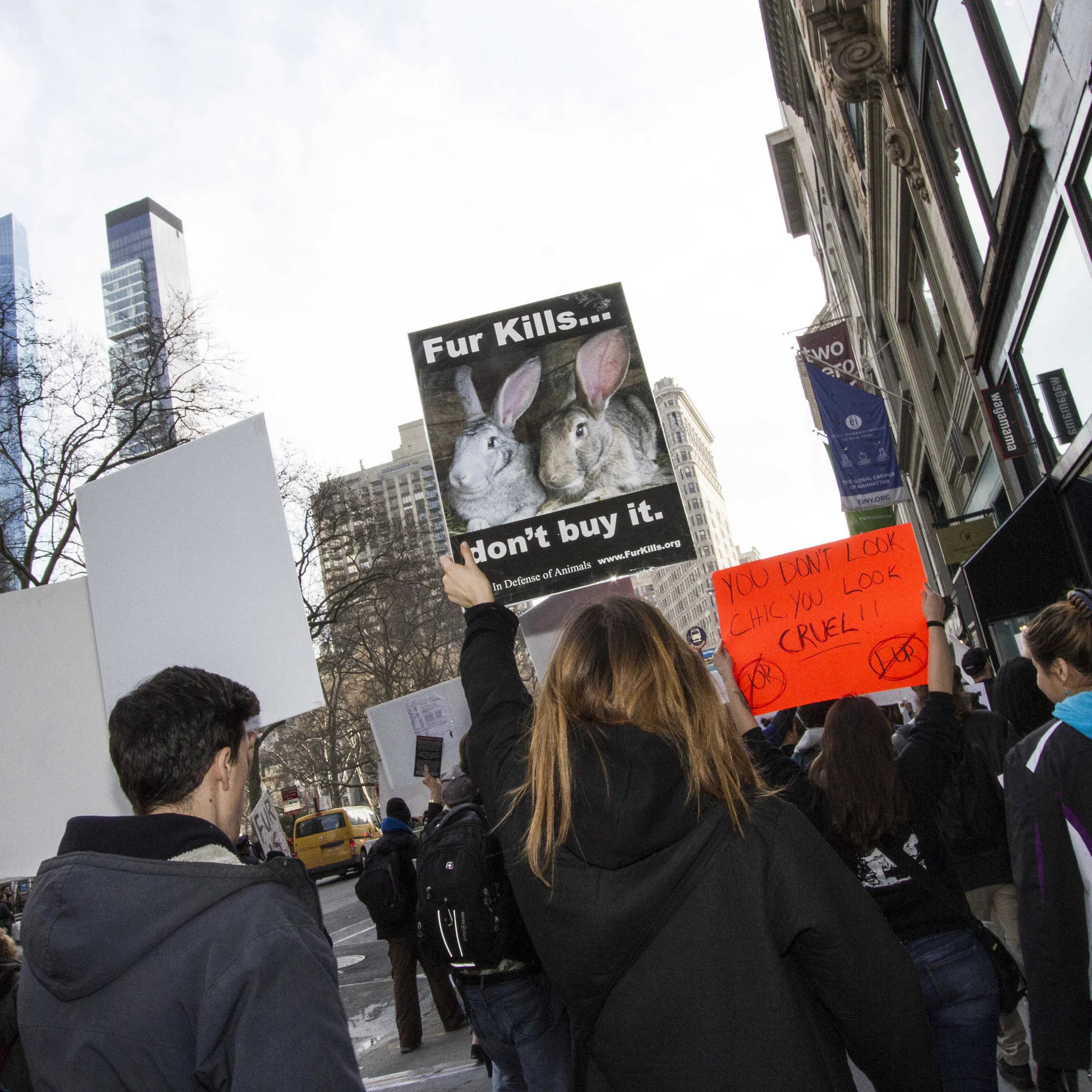 If people stop buying fur, manufacturers will stop producing it. It's that simple.