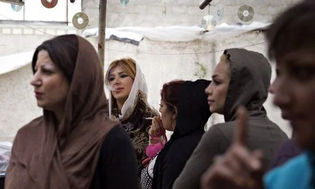 Women at a crystal meth rehab centre on the western outskirts of Tehran. Photograph: Maryam Rahmanian
