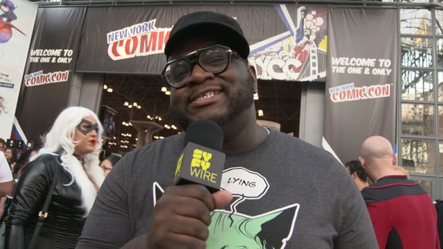 Rapper Mega Ran Freestyles NYCC 2017