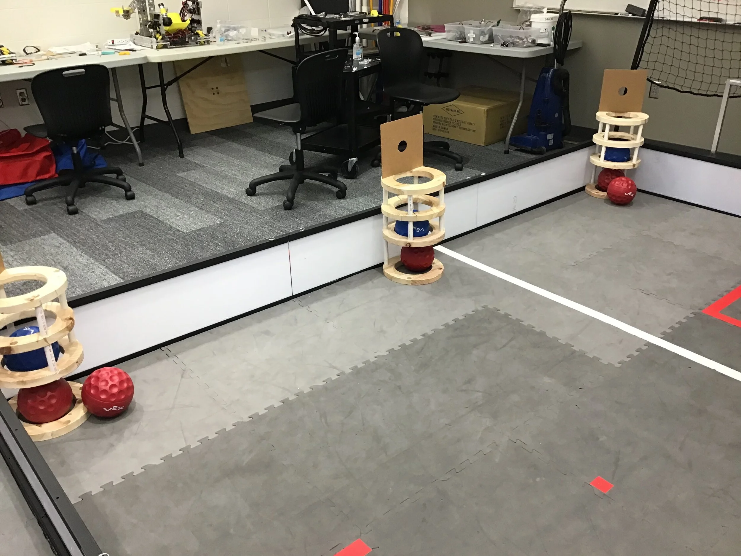 Vex field showing starting location.