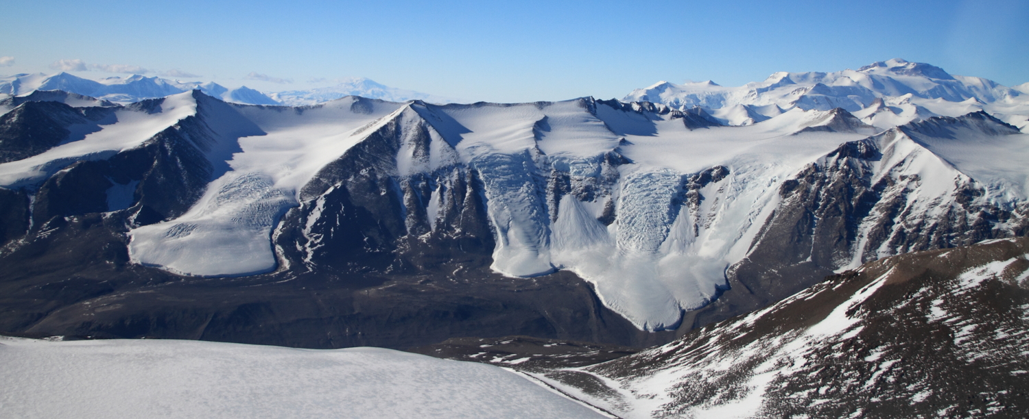 Sollas and Hughes Glaciers, Taylor Valley, Antarctica