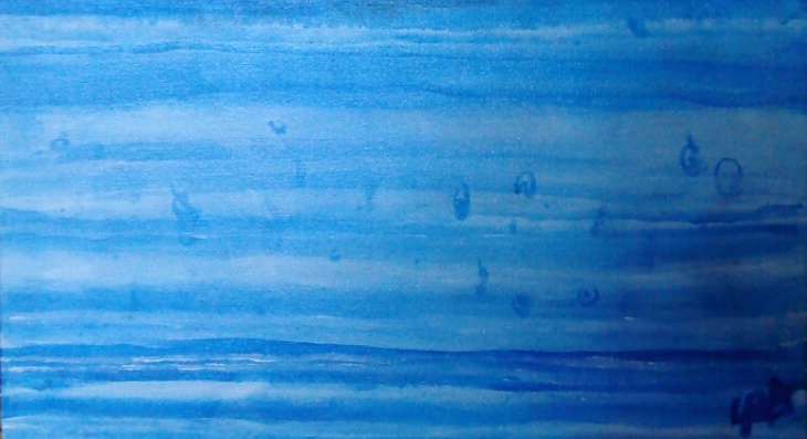 Winner, Secondary Student Division, Laura Lira "Art for WAIS", acrylic on canvas, (detail)