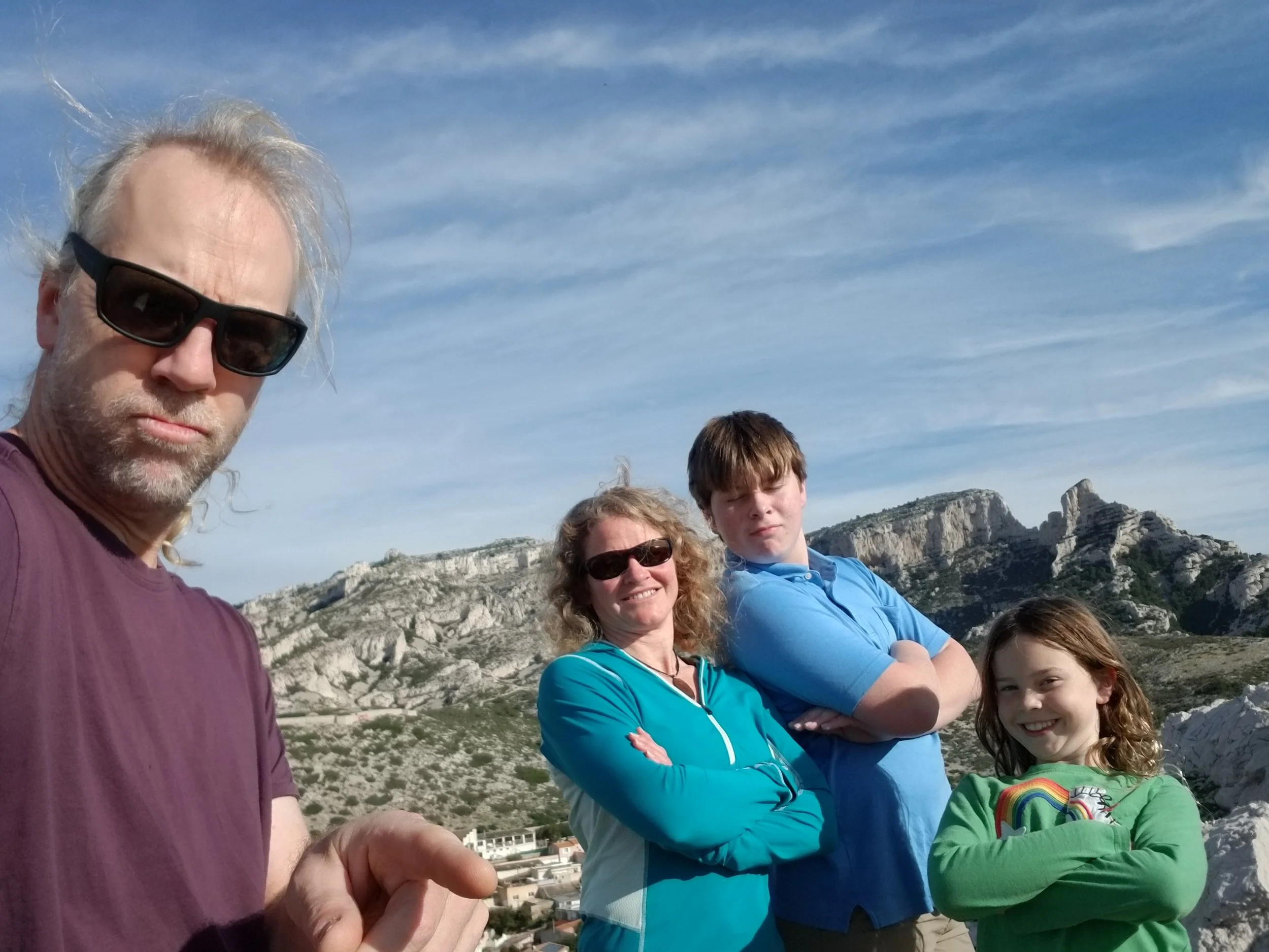 What a goophy family I’m traveling with. The stuff I put up with!