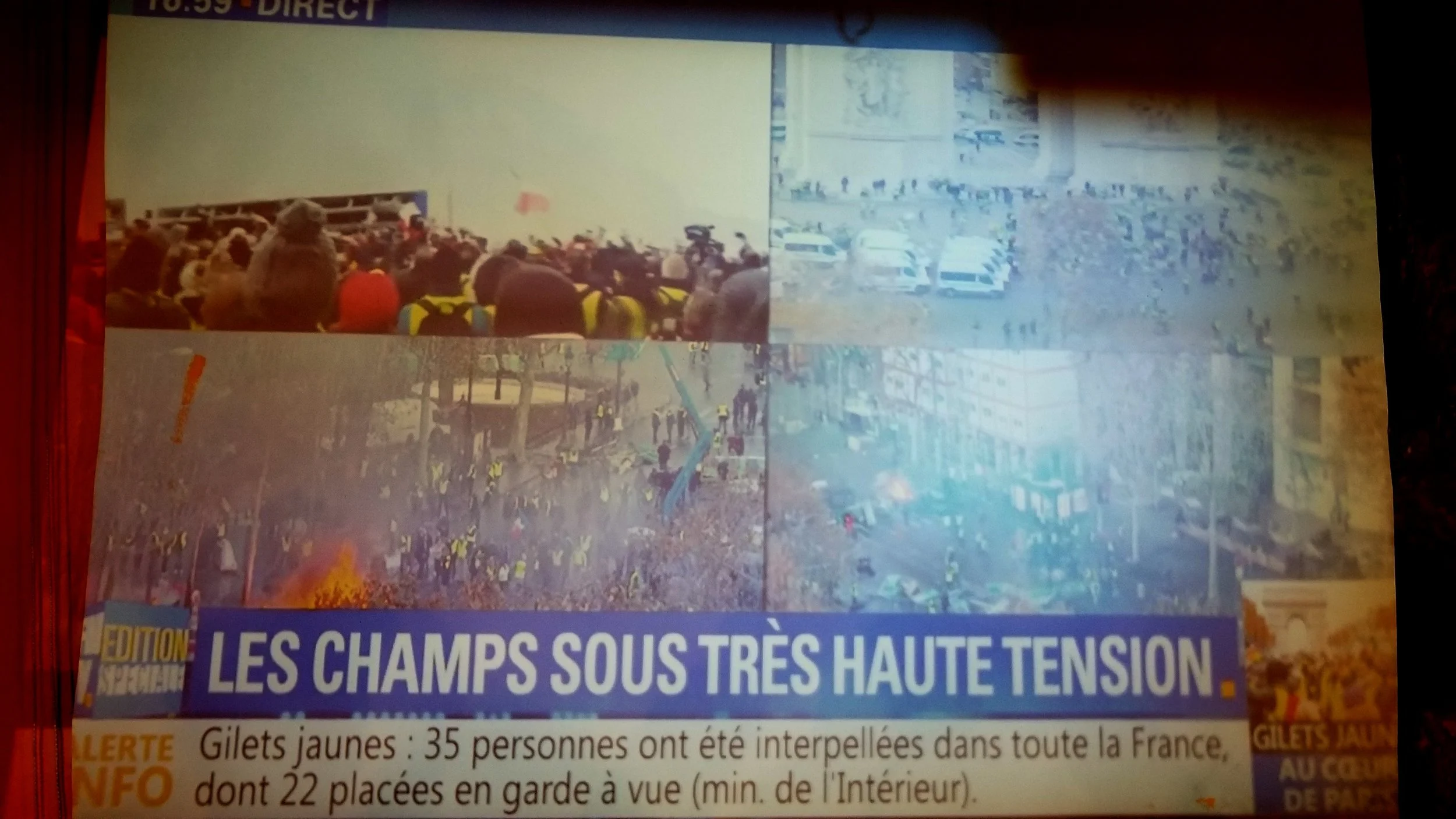 Conservatives were also protesting at the same time - against President Marcon’s gas taxes - and those protests turned out-of-control and violent: Fires were set, traffic lights pulled down, tear gas and water cannons used to break up the protests.