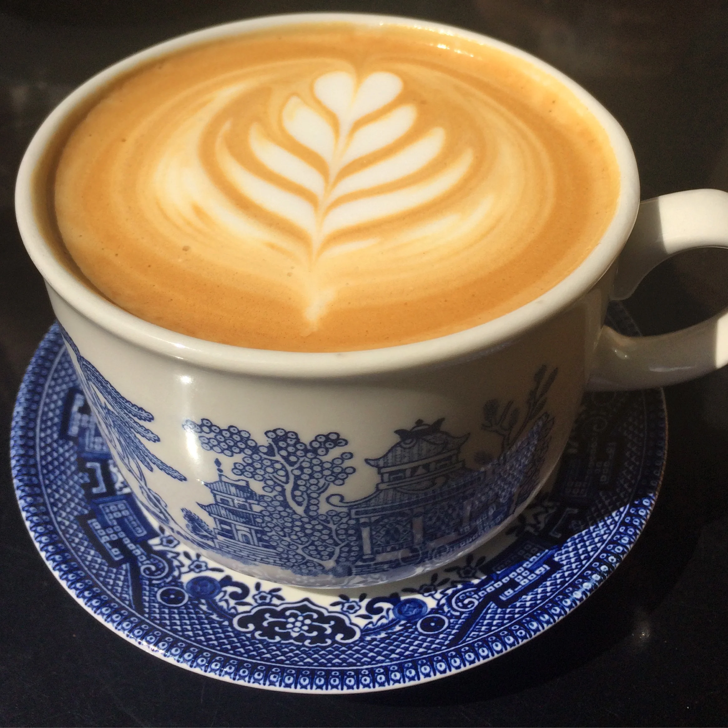 Latte from Methodical Coffee in Greenville SC