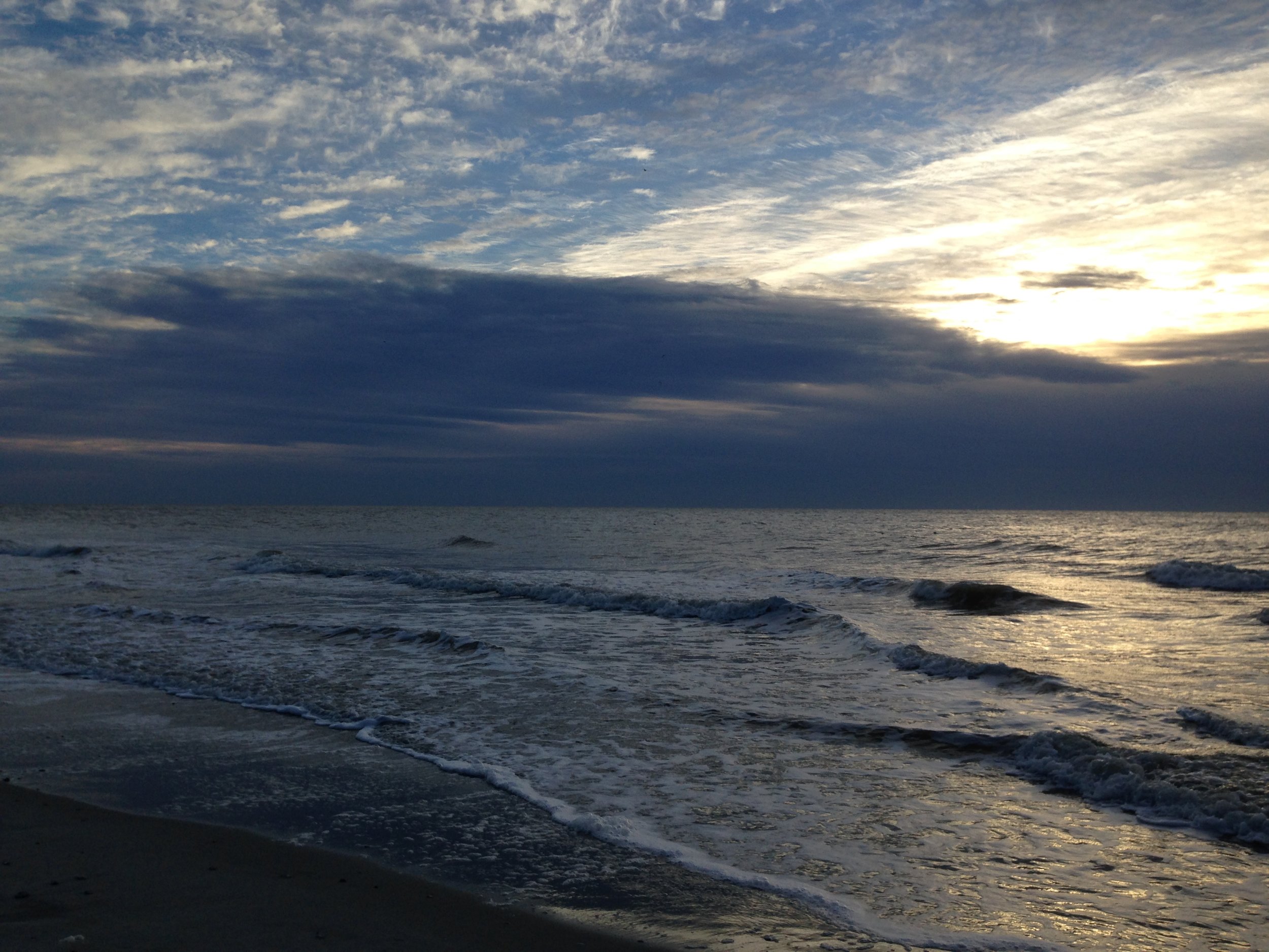 A sunrise at Myrtle Beach this past January