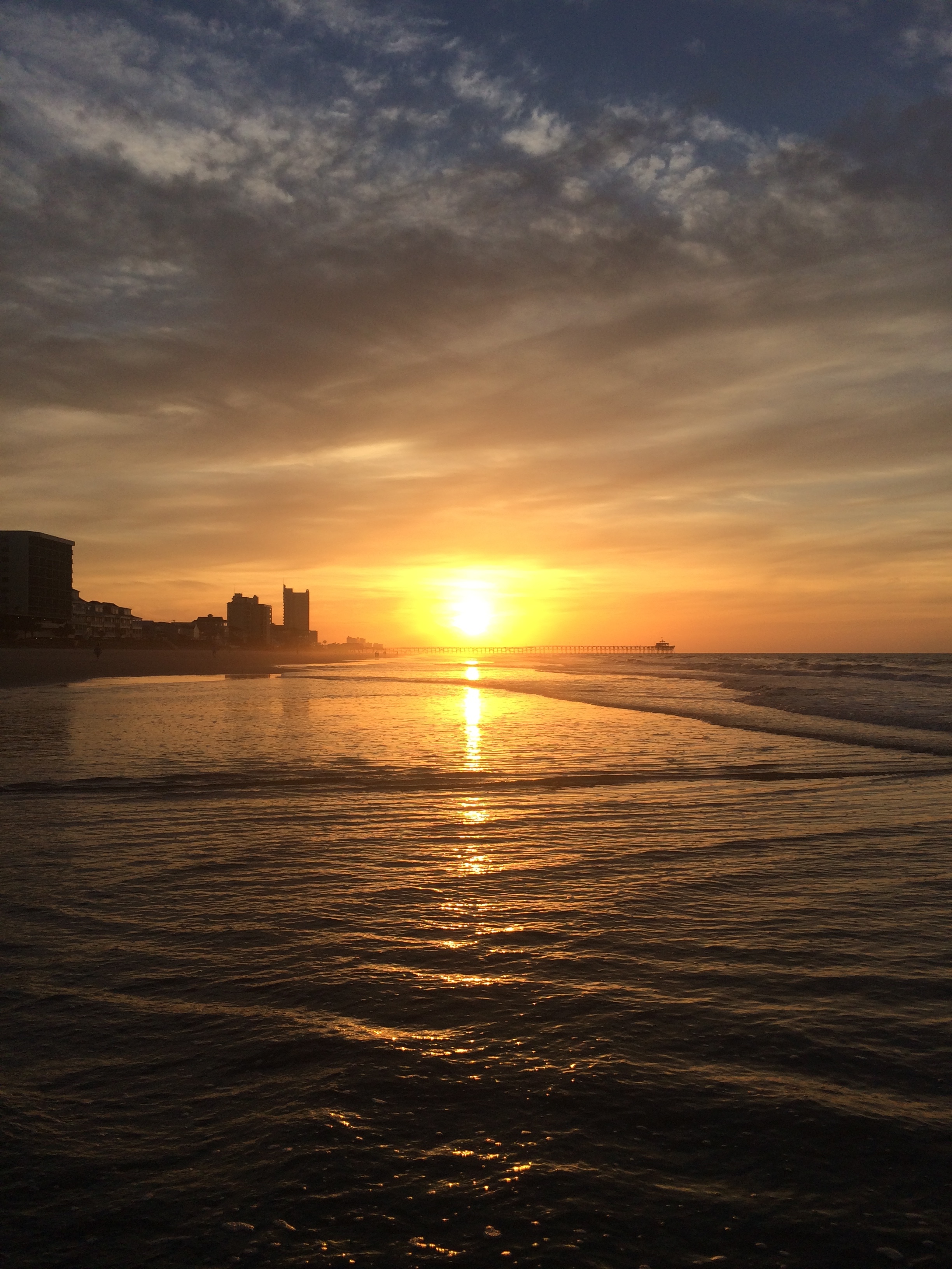 A sunrise in May on a weekend trip I took with my mamma
