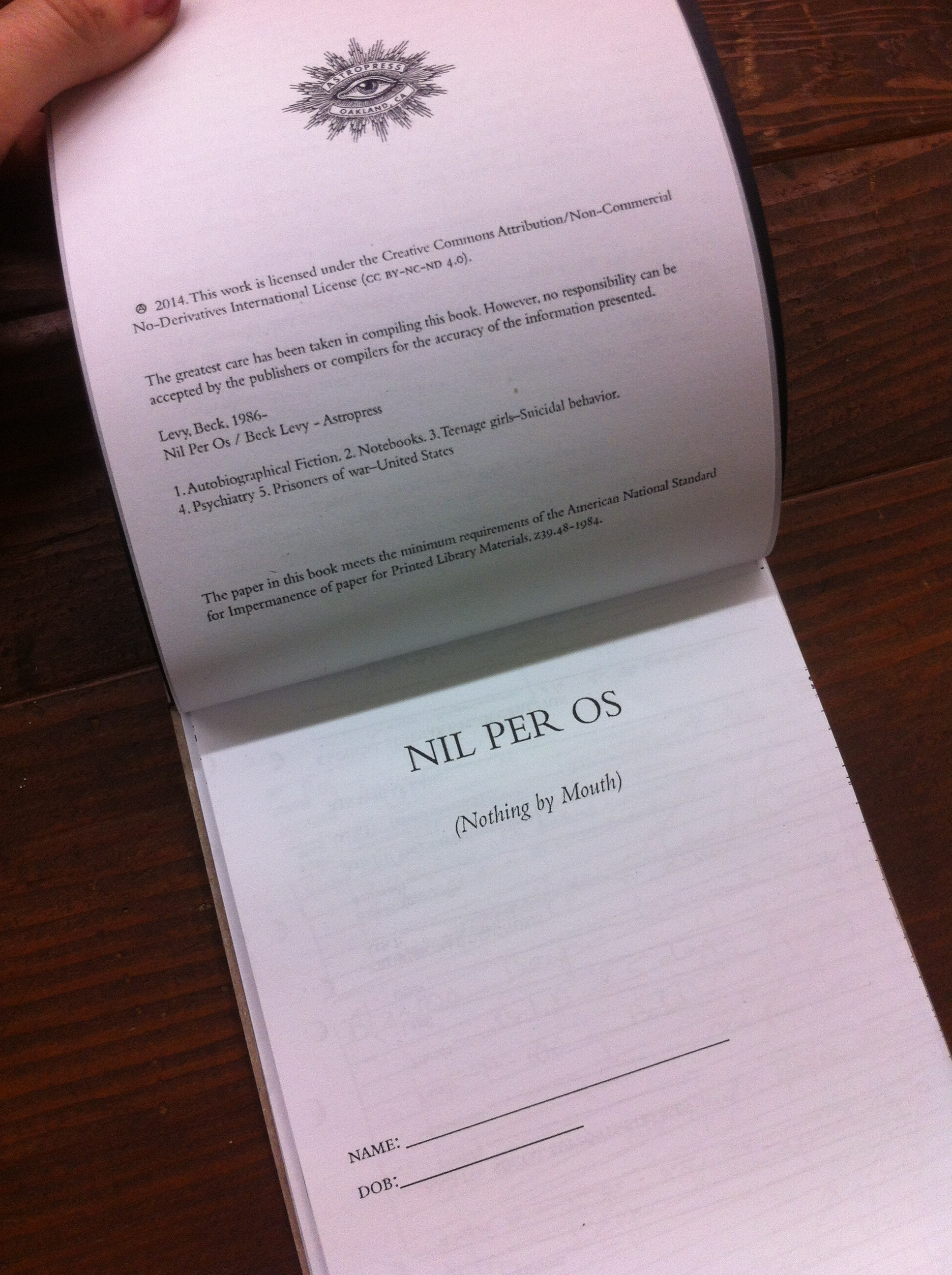 NIL PER OS