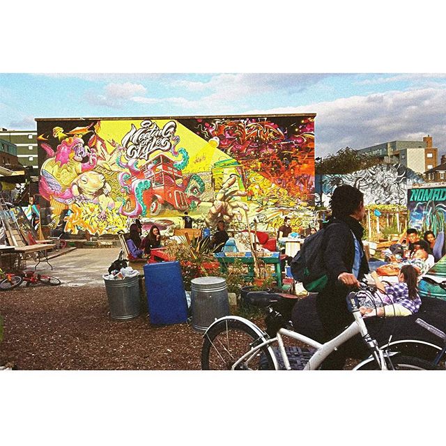 Day 223 | What will you grow? 
#nomadic #community #gardens #streetart #mural #goldenhour #lovethisplace