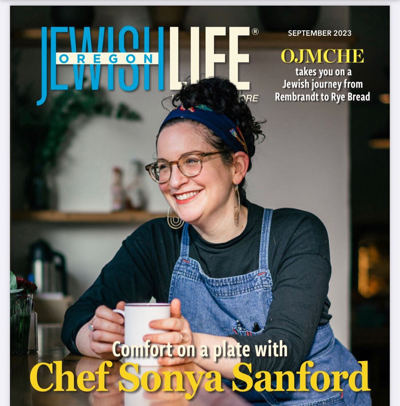 Thank you Oregon Jewish Life for including me on the cover of the fall issue &hellip; and for asking me all about my favorite Jewish food memories, and about who I&rsquo;d invite to my dream holiday meal (spoiler alert, it includes Mel Brooks). Artic
