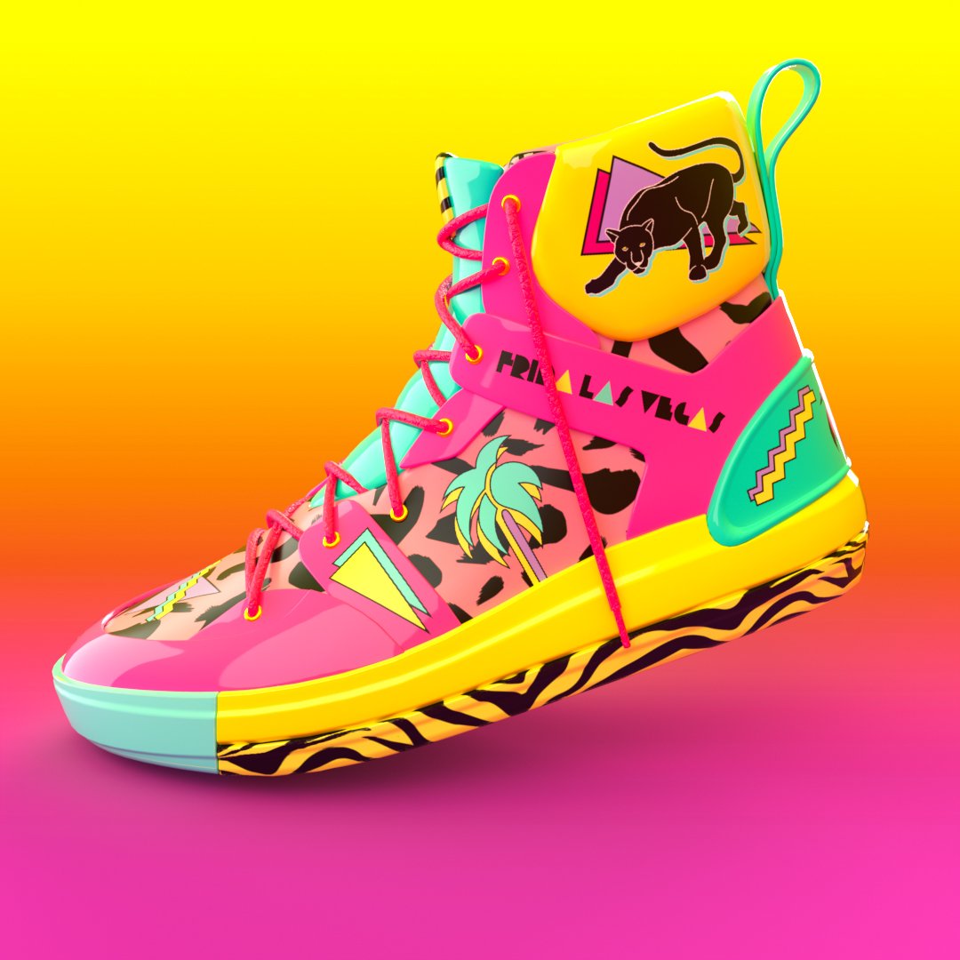 3D sneaker design for Adobe, 2022