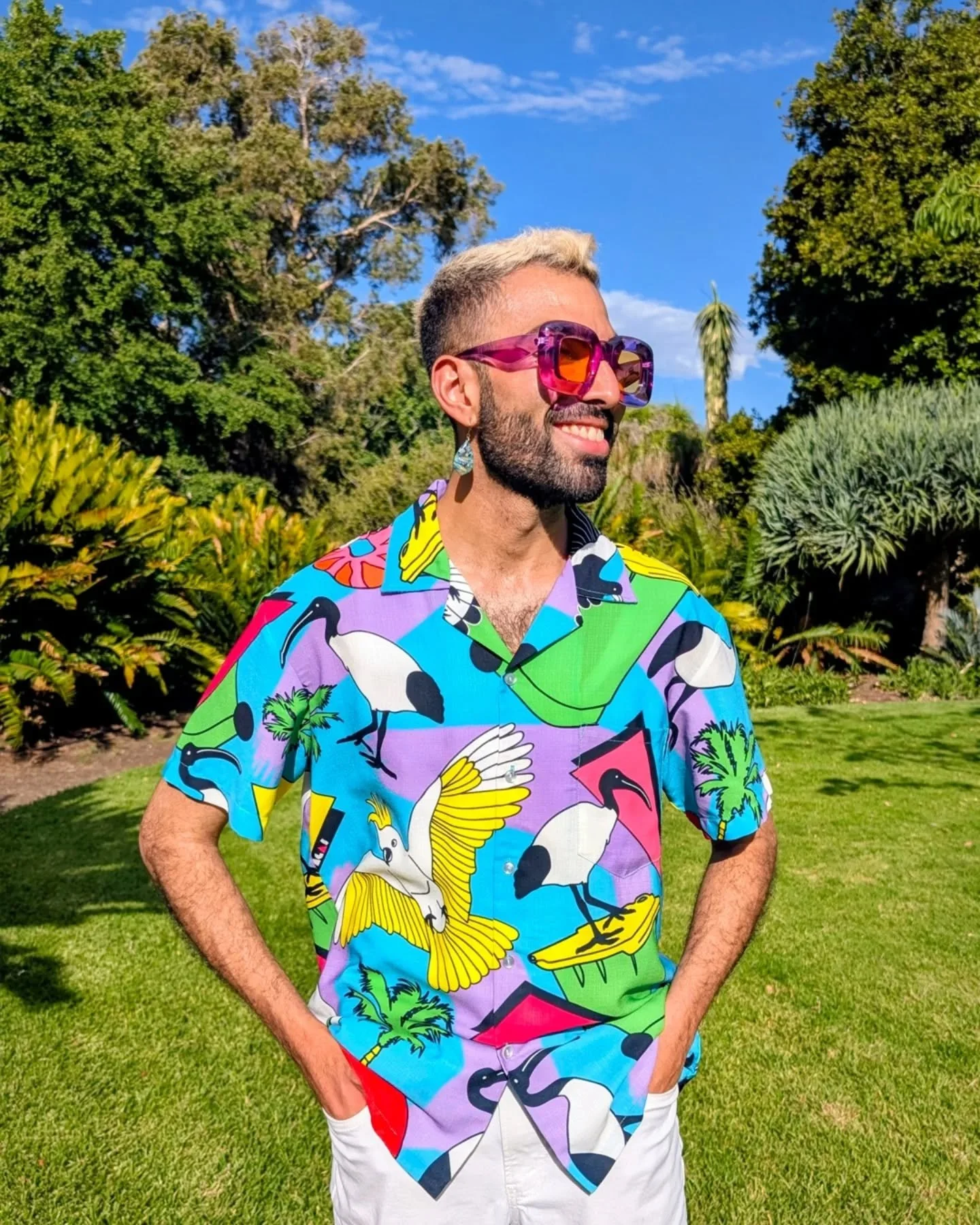 Summa fresh community changemaker and poet @hussain.rch rocking my brand new shirt designs with a bonus Q&amp;A spotlighting the fierce and curious mind behind his personal style! Pre-order limited edition shirts now for postage by end of January 202