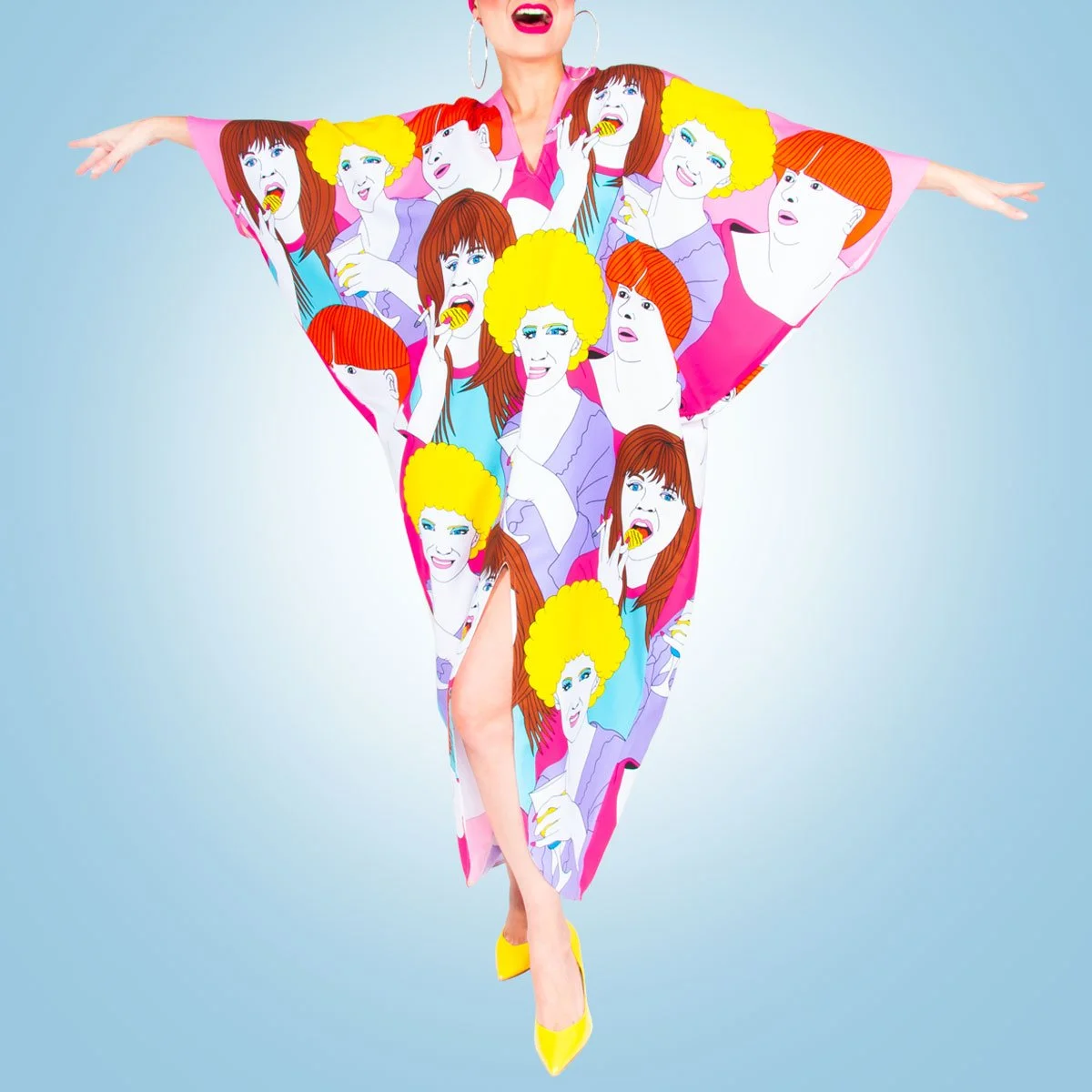 'FOXY LADIES OF SUBURBIA' GLAMOUR KAFTAN