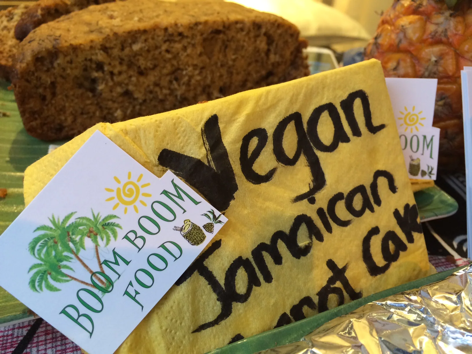 Boom Boom Food turned out fresh Jamaican vegetarian cuisine.