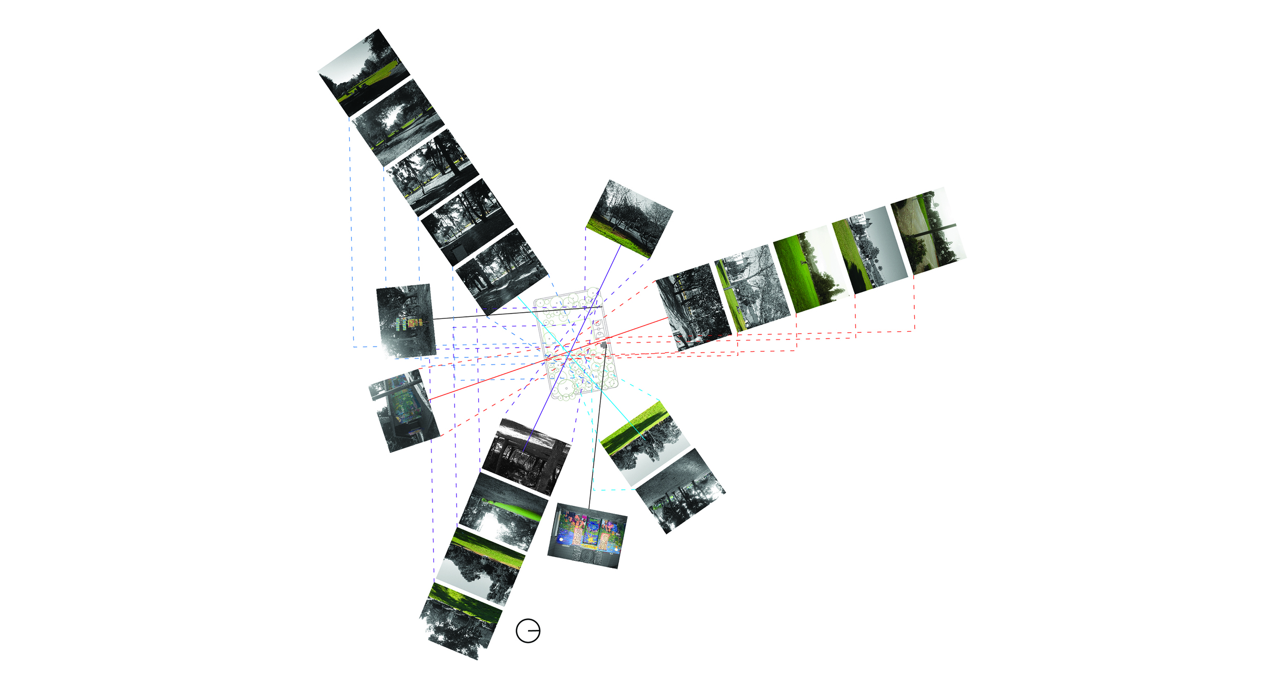 Photographic survey and movement through site