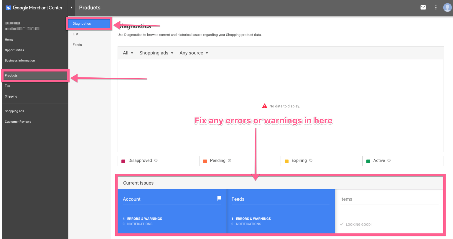 google shopping product feed diagnostics.png
