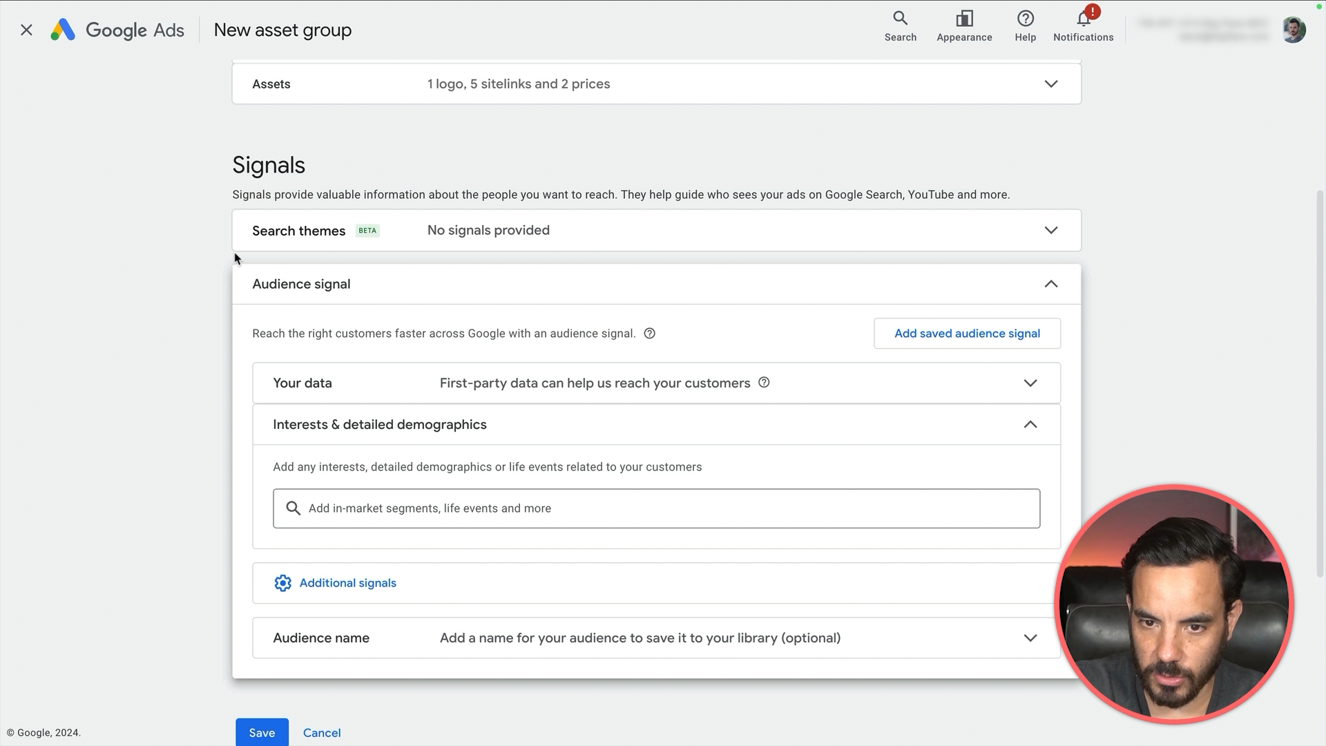 3. Audience Signals: Guide the Algorithm