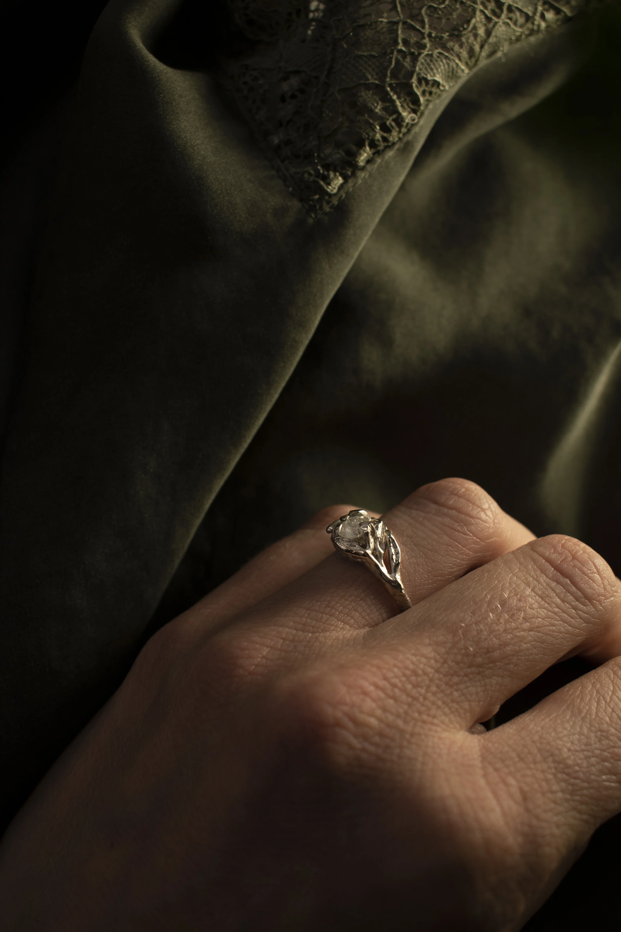Earth and Twiggy rings made personal for your occasion