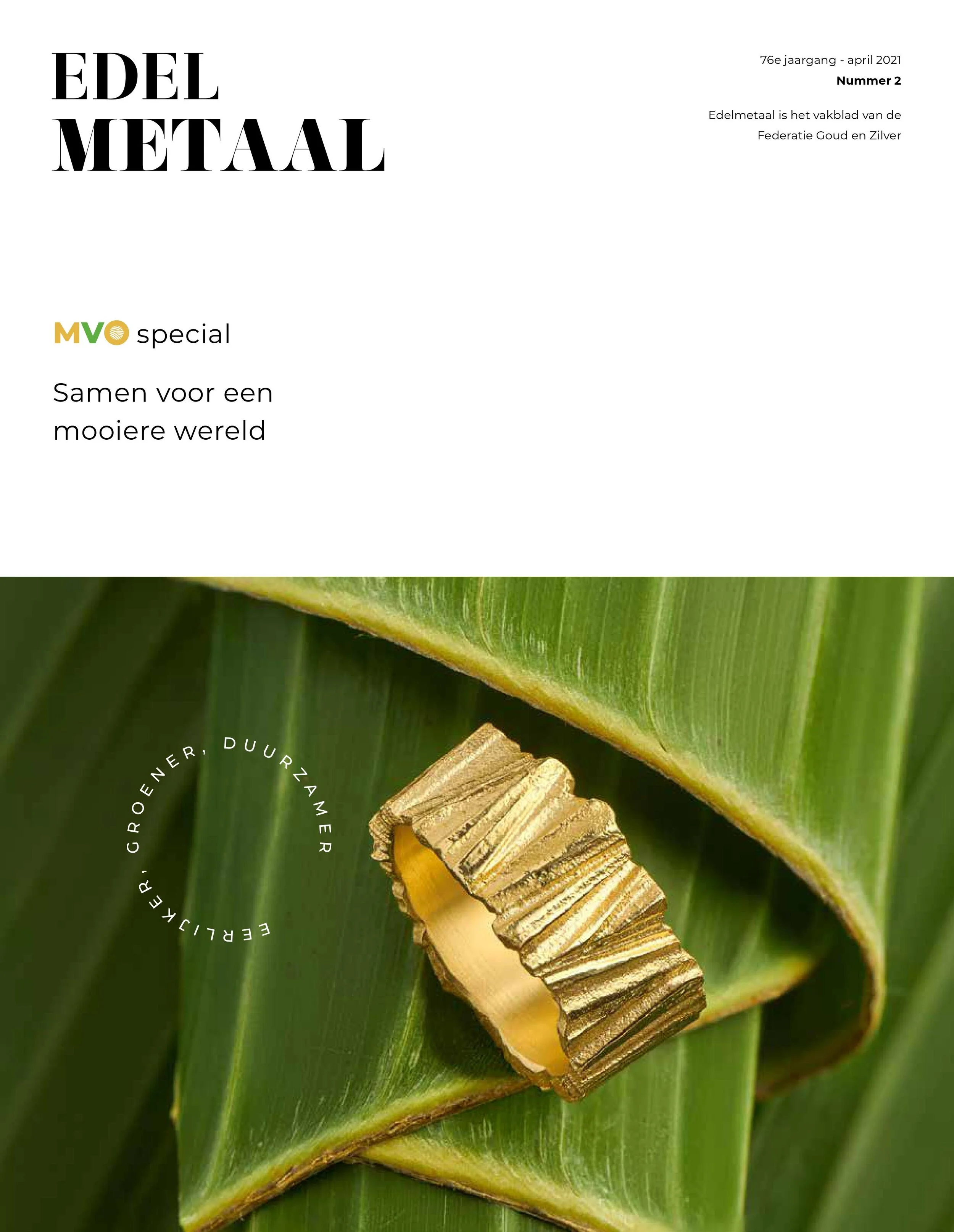Cover vakblad Edelmetaal