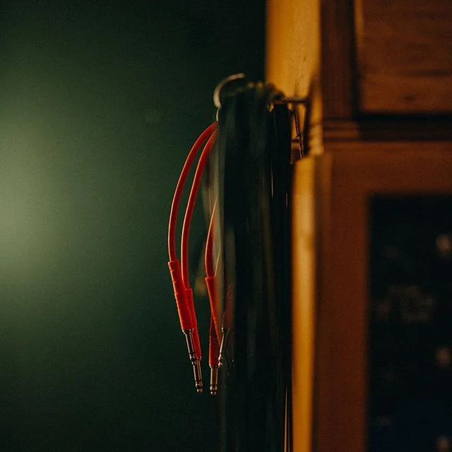 ⚡️Festive Much?⚡️
This is the most festive studio pic I could find... so, there it is ‘Red Patch Cables on Green Wall’ 🎄 📷: @maytreephoto