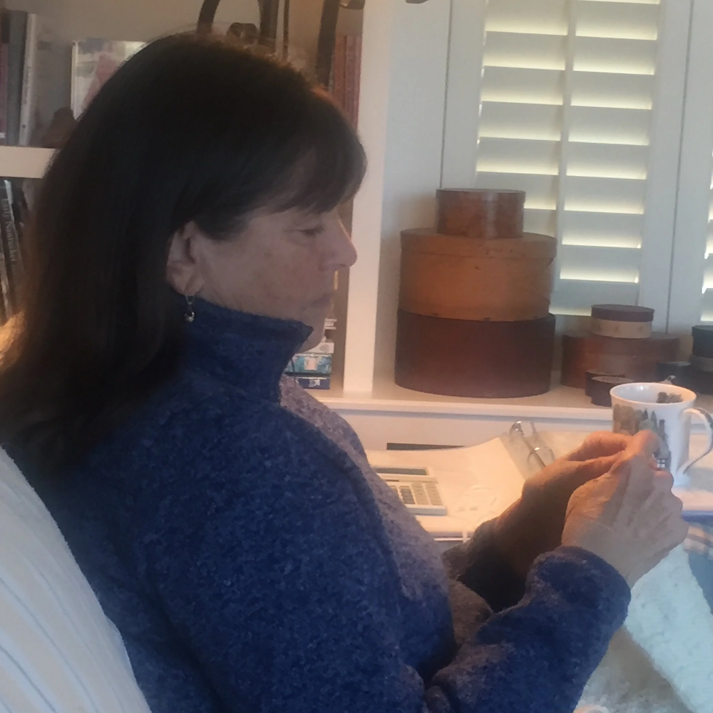 Hand knit in my home on cape cod