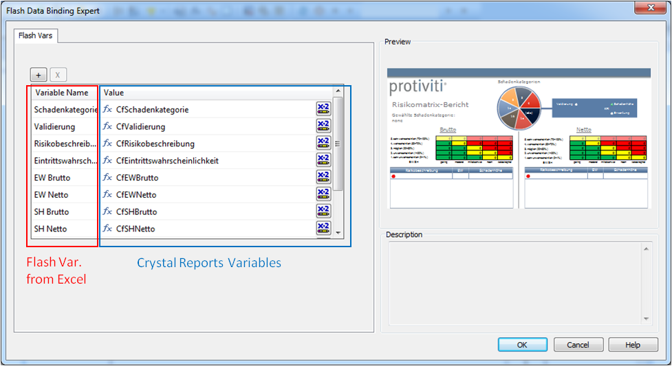 Flash Data Expert in Crystal Reports