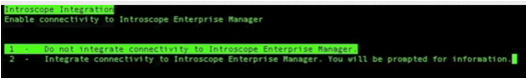 No integre la conectividad a Introscope Enterprise Manager