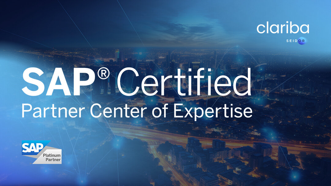 🏆 Thrilled to announce that Clariba SEIDOR has successfully renewed its Partner Center of Excellence (COE) Certificate with SAP. 
🌍 This recognition underscores our ongoing commitment to excellence, innovation, and customer satisfaction.
 🙌  Kudos