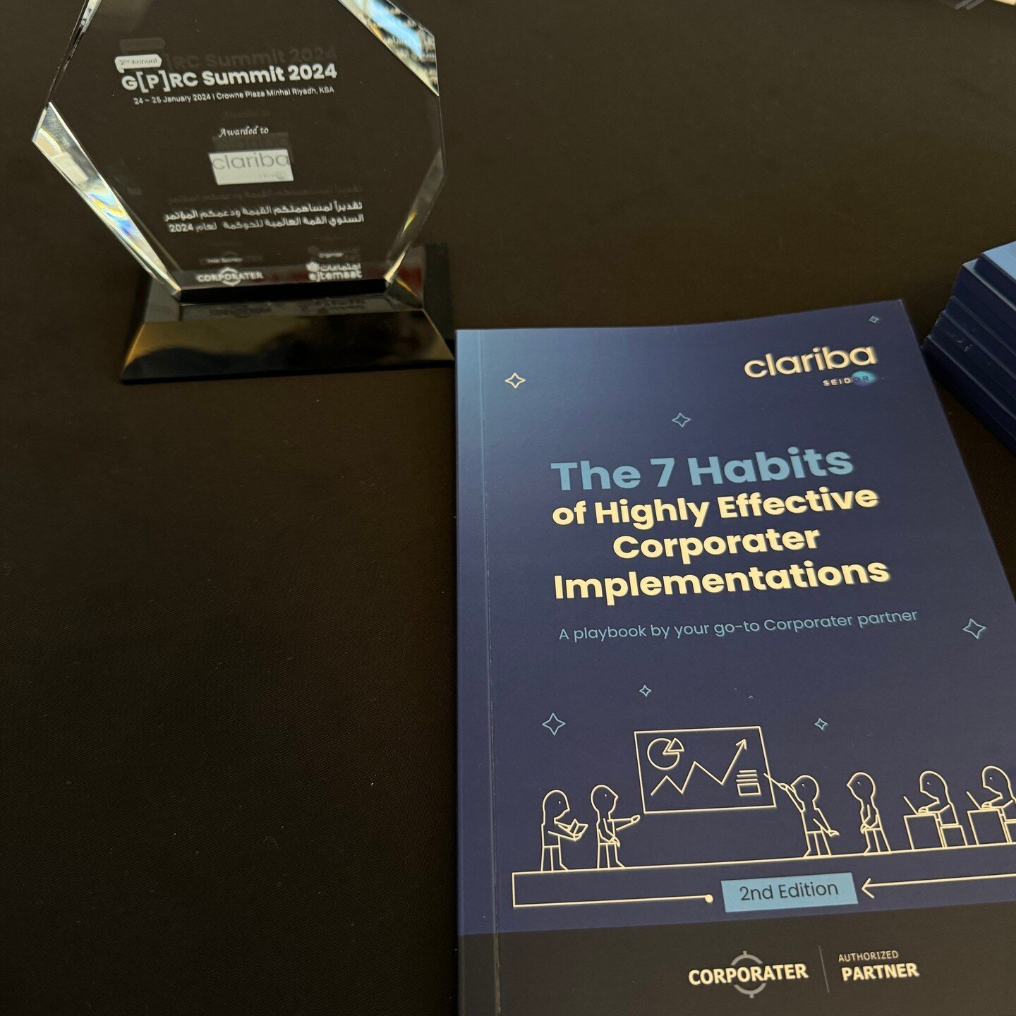 Ready to revolutionize your approach to #GPRC? 
📘 Discover the &quot;7 Habits of Highly Effective Corporater Implementations&quot; &ndash; a game-changer brought to you by #ClaribaSEIDOR. 
Don't miss out on this transformative guide!
💡 Download it 