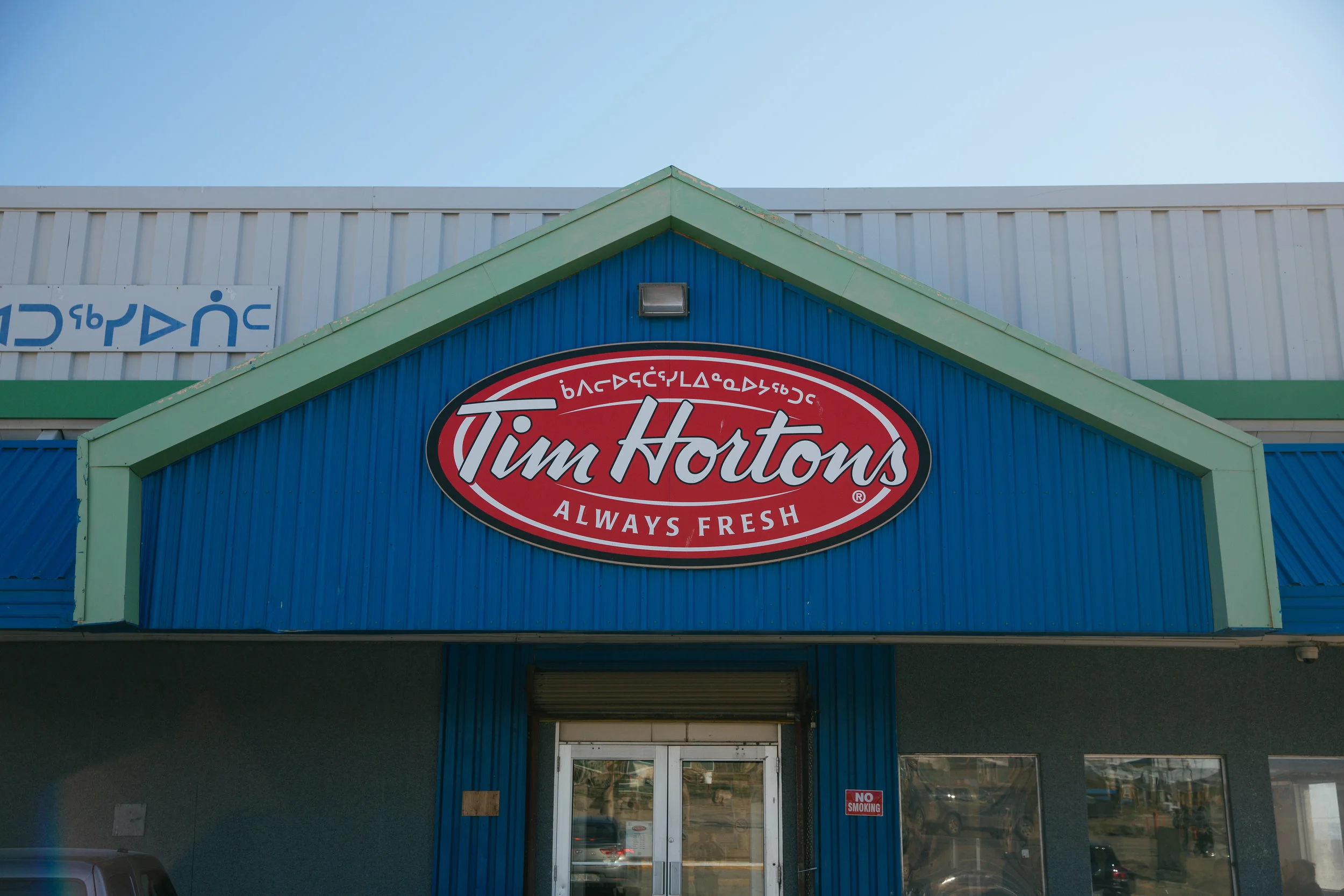 4:13 PM - The most northerly Tim Hortons in the world.