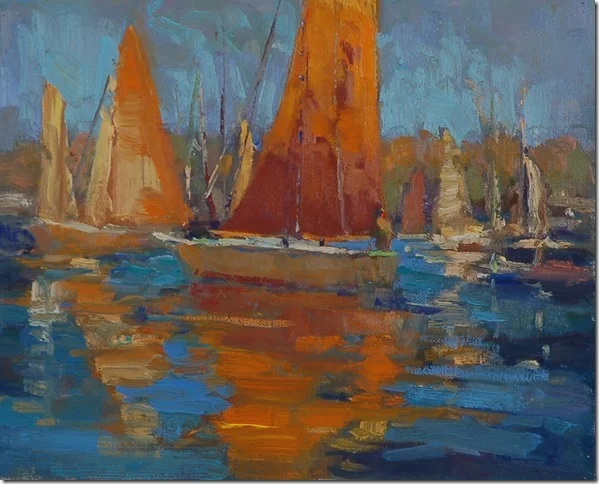 "Heavy Traffic" 8 x 10 Oil $800.00