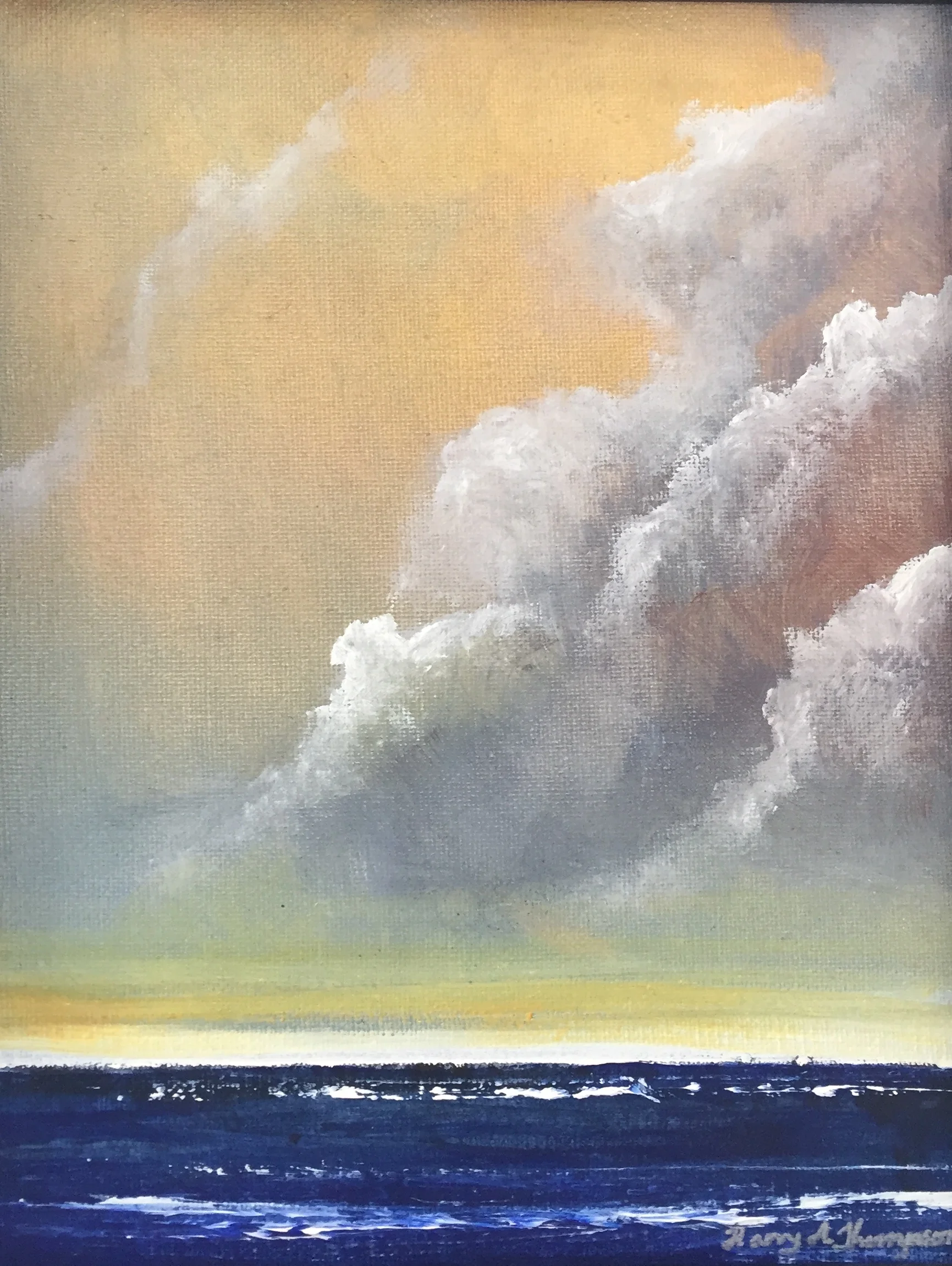 "Cloud Dance", Oil on Canvas, 8" x 10", $150