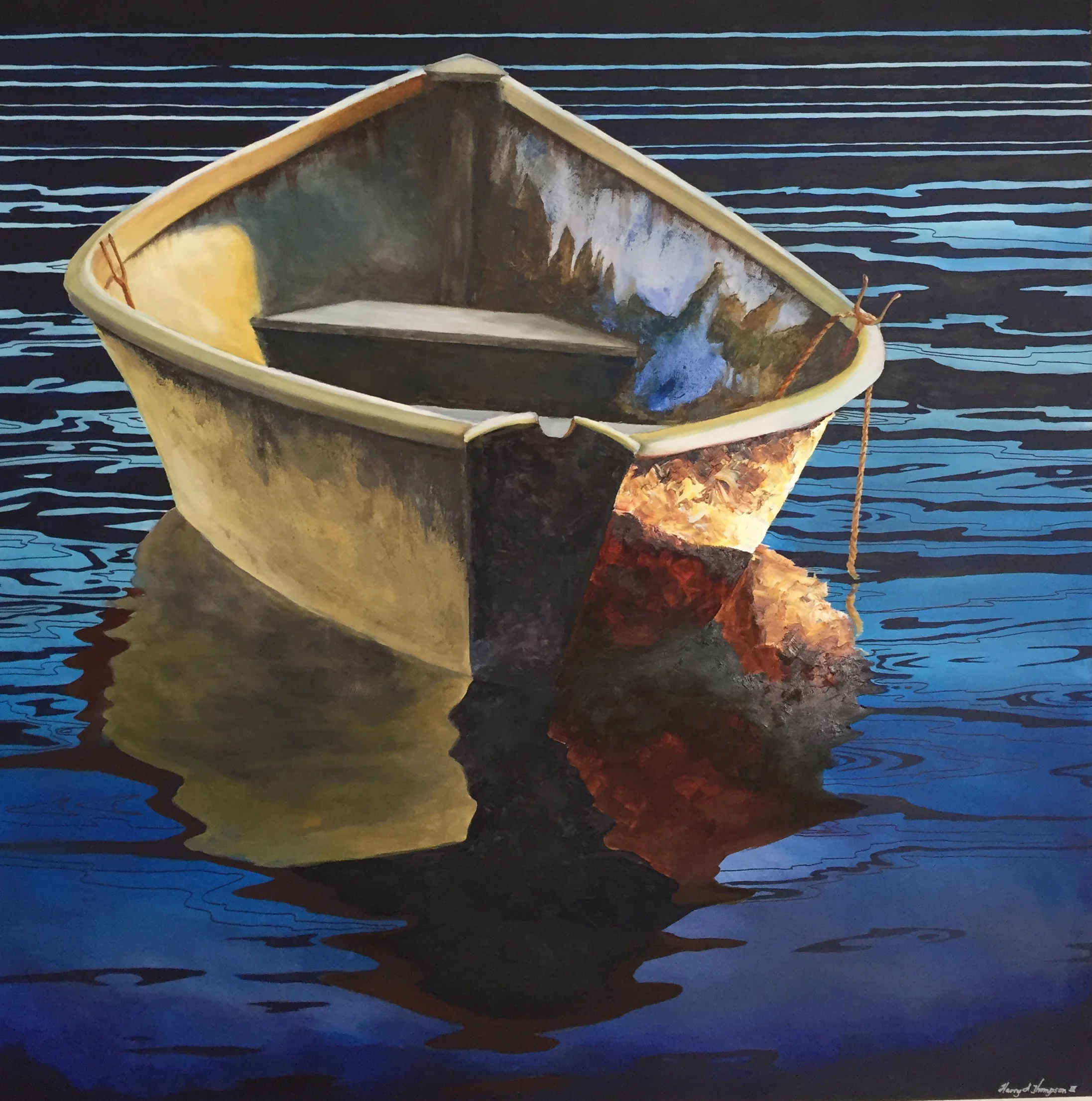 "6 A.M.", Oil on Canvas, 48" x 48", $3200