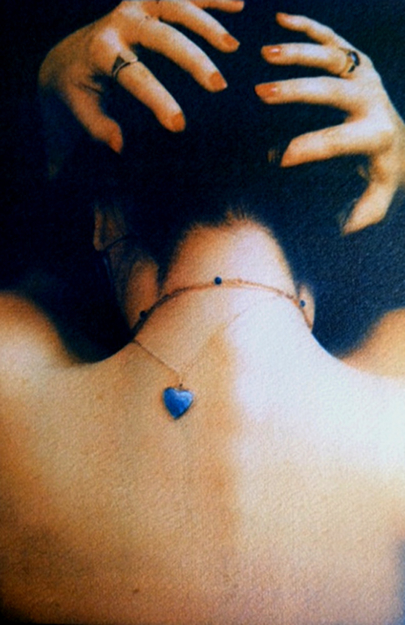 Blue Heart (Tri-color gum bichromate print) ©Diana H. Bloomfield 