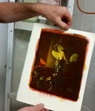 Image & tri-color gum print © Chris Edwards 2015