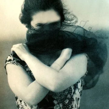 Veiled Woman (cyanotype over pt/pd) ©DH Bloomfield 2016
