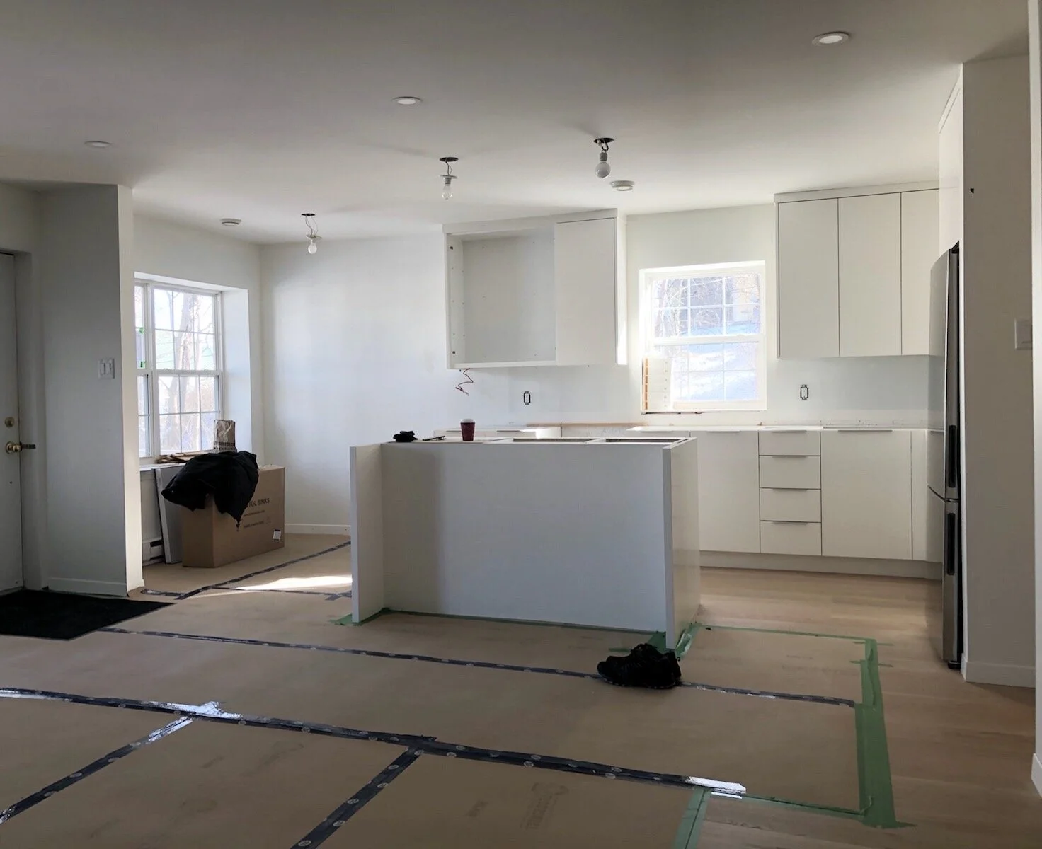 Town Home Transformation:  Before &amp; After Plans