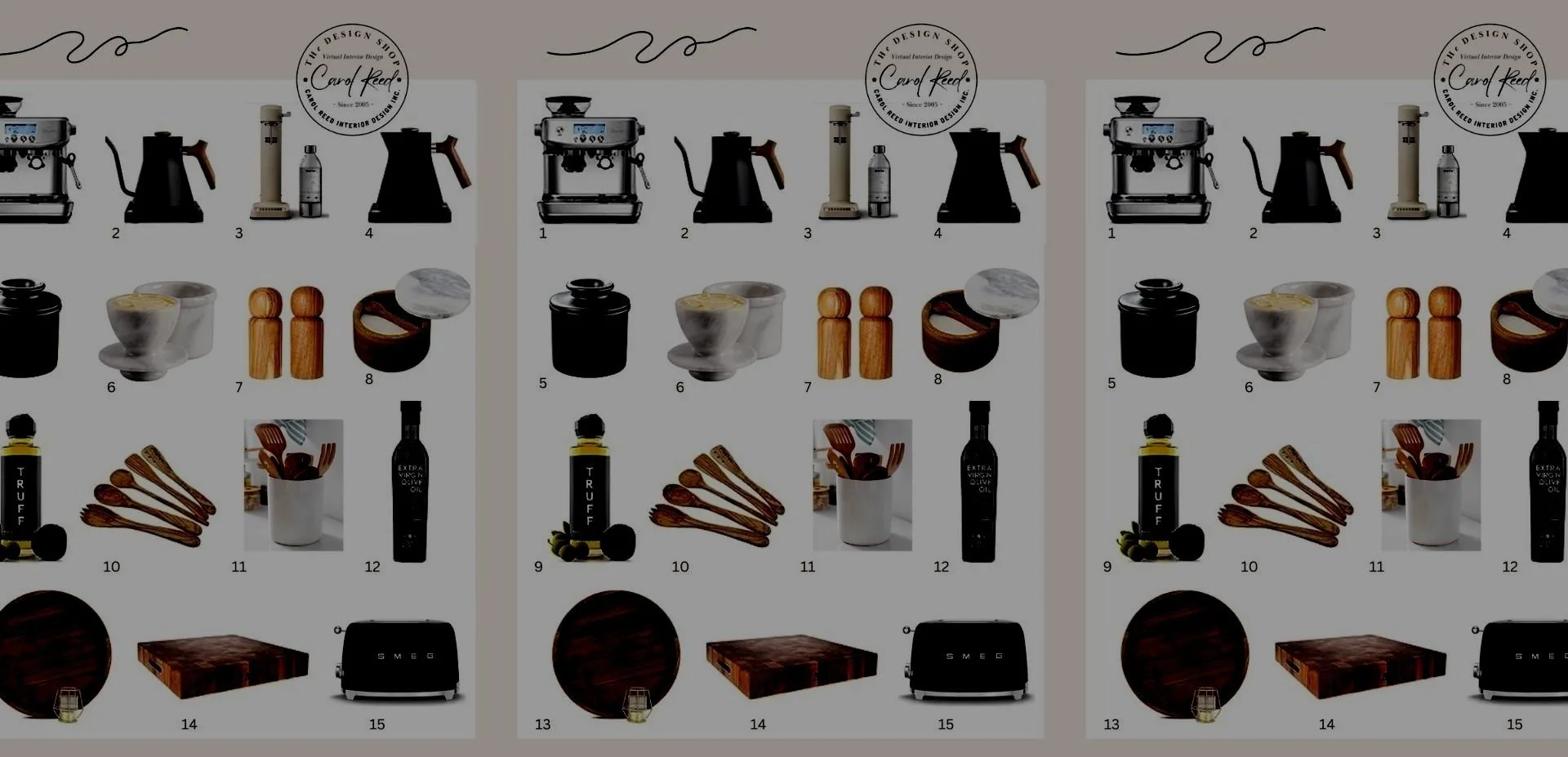 ROUND-UP:  Kitchen Counter Accessories - Contemporary