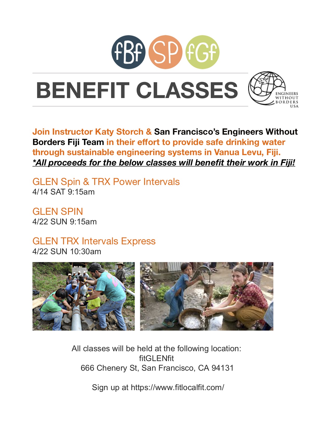 Fiji Team Spin Class Fundraiser