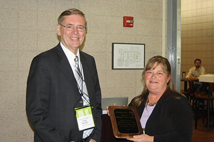 2015 Outstanding Service Award was presented to DeAnna Tibben.