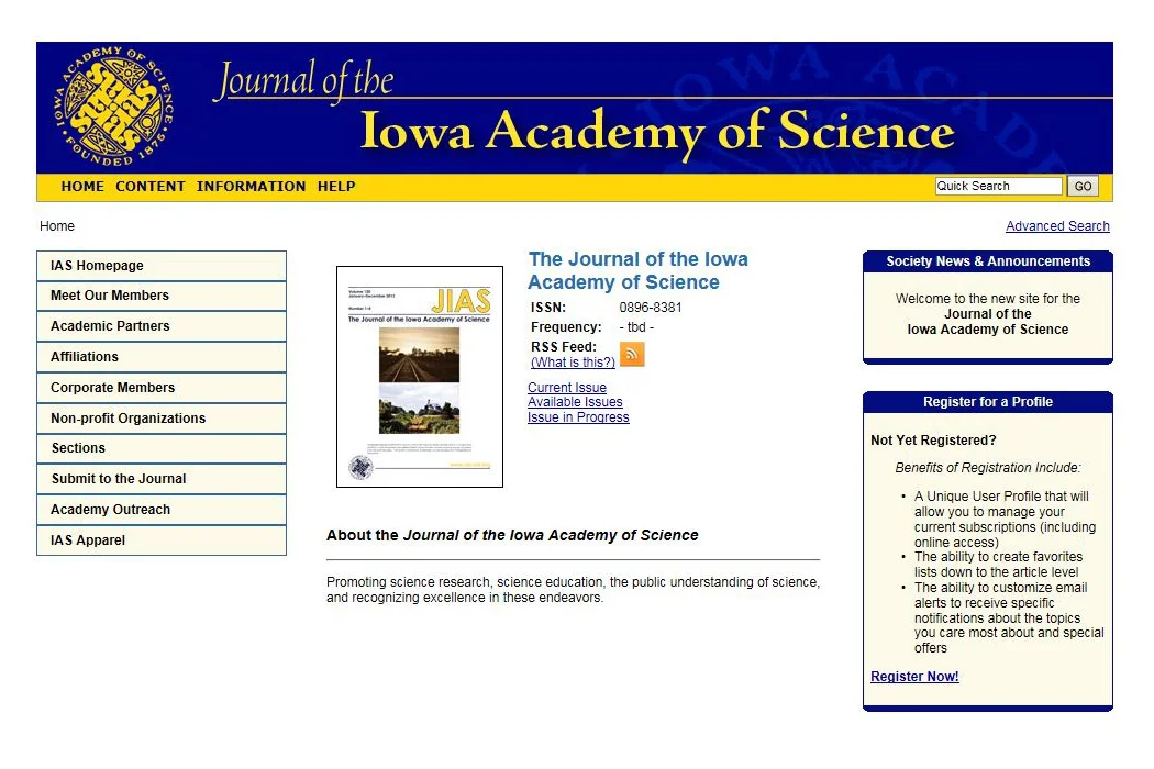 Click on the image to access the Journal website - password required.