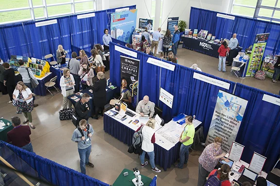 Part of the Exhibit floor at the ISTS Fall Conference.