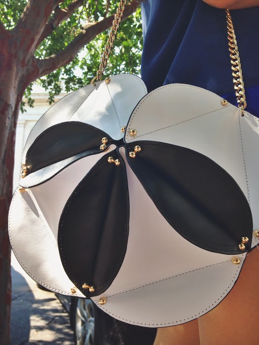 flower bag outdoors