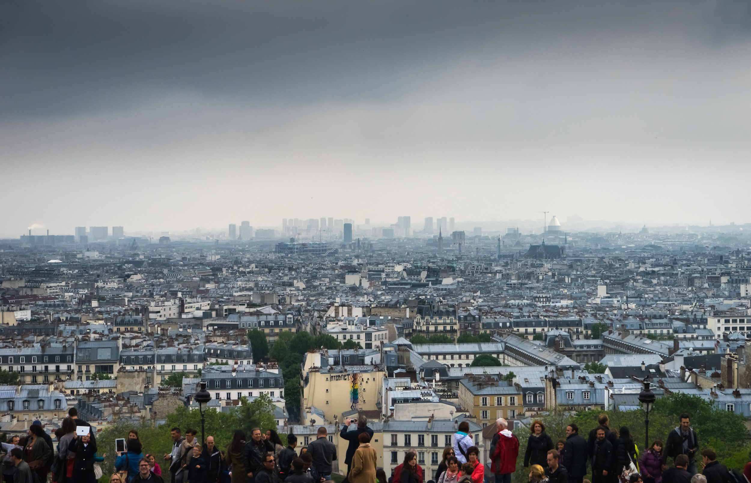 Misty Paris from Sacre Coeur