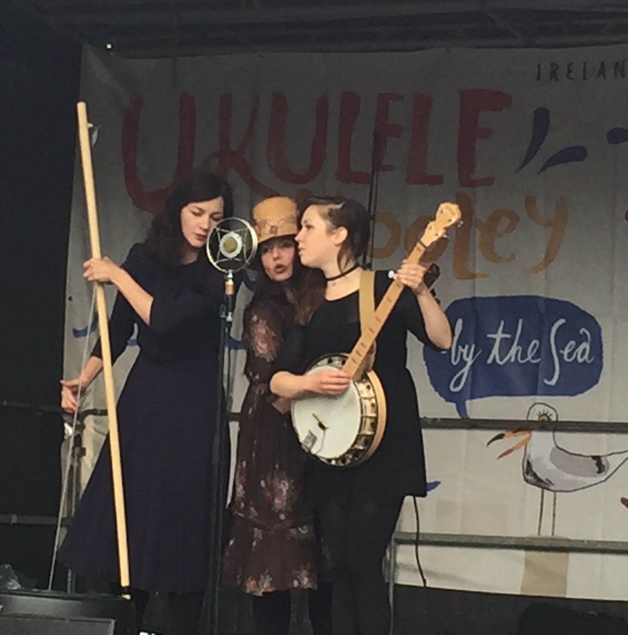 The "Morning Glories" playing at the Ukulele Festival in Dun Laoghaire