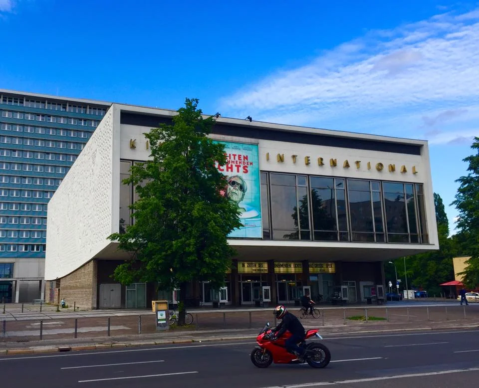 Kino International 1960s cinema building on Karl-Marx-Allee near Alexanderplatz