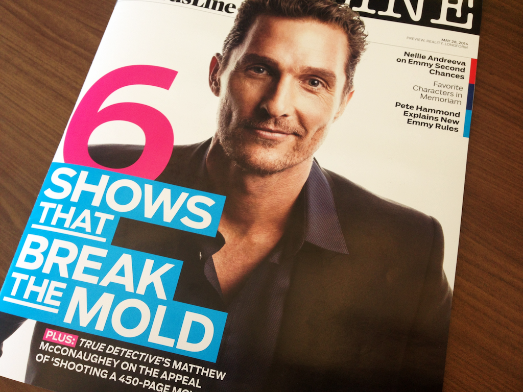 True Detective's Matthew McConaughey, photographed by Kevin Scanlon