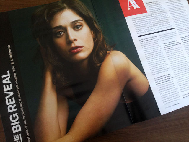 Lizzy Caplan (Masters of Sex) photographed by J.R. Mankoff